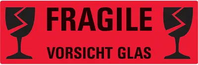 AVERY Zweckform étiquette de signalisation "Vorsicht Glas",