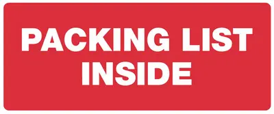 rillprint Étiquette "PACKING LIST INSIDE