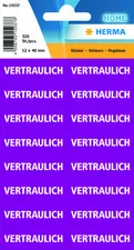 HERMA Textetiketten "VERTRAULICH", 12 x 40 mm, lila / weiß