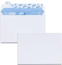 GPV Enveloppes, C6, 114 x 162 mm, sans fenêtre, blanc