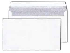 MAILmedia Briefumschlag 125 x 235 mm, hochweiß, mit Fenster