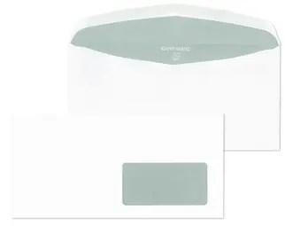 MAILmedia enveloppes C6/5 gommées, avec fenêtre à droite