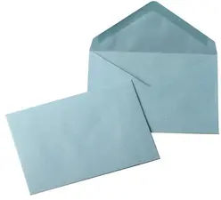 GPV Enveloppes administratives, C6, 114 x 162 mm, bleu vert