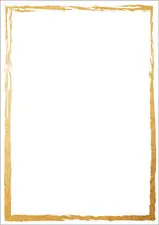sigel papier Design "Golden frame", A4, 200 g/m2
