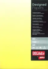 agipa Papier pré-imprimé, A4, 80 g/m2, dégradé jaune