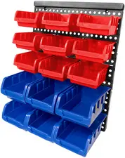 BRÜDER MANNESMANN Rangement pour petites pièces, 16 pièces