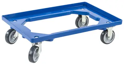 allit Chariot de transport ProfiPlus EuroRoll OS 600, bleu