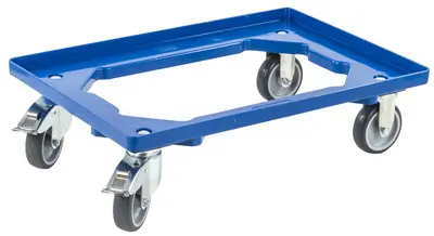 allit Chariot de transport ProfiPlus EuroRoll OB 600, bleu