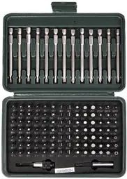 BRÜDER MANNESMANN Jeu d'embouts, 113 pièces, boîte