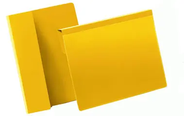 DURABLE Pochette d'identification, en-tête pliant, jaune