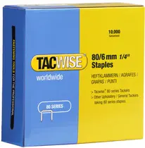 TACWISE Agrafes 80/16 mm galvanisées, 10.000 pièces