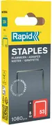 Rapid Agrafe fil fin no. 53, 8 mm, petit paquet
