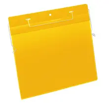 DURABLE Pochette avec fil de suspension, A4 paysage, jaune