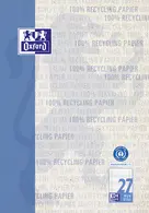 Oxford Schulblock "Recycling", DIN A4, 50 Blatt, Lineatur 27