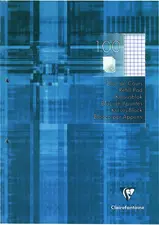 Clairefontaine Bloc de cours, A4, quadrillé 5x5, 200 pages