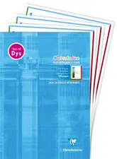 Clairefontaine Bloc de feuilles DYS, A4, 100 pages