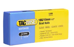TACWISE Clous 18G/10 mm, galvanisé, 5.000 pièces