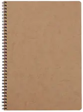 Clairefontaine Carnet à spirale NOMADDICT, A4, tabac