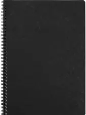 Clairefontaine Carnet à spirale NOMADDICT, A4, noir