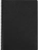 Clairefontaine Cahier à spirale NOMADDICT, A4+, noir