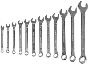 BRÜDER MANNESMANN Jeu de clés à fourche, 12 pièces