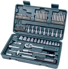 BRÜDER MANNESMANN Jeu d'embouts 1/4", 65 pièces