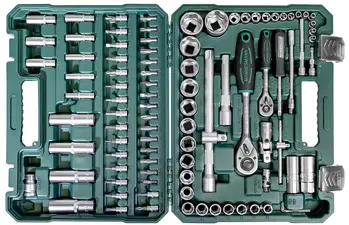 BRÜDER MANNESMANN Jeu de douilles 1/4" + 1/2", 94 pièces
