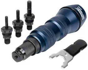 Rapid Adaptateur/riveteur RP160, alu/acier, bleu