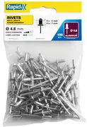 Rapid Rivet aveugle standard, 4,8 x 10 mm, en aluminium