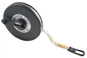 Wonday Double décamètre, ruban fibre de verre,longueur: 20 m