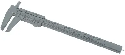 BRÜDER MANNESMANN Pied à coulisse, en plastique, 150 mm