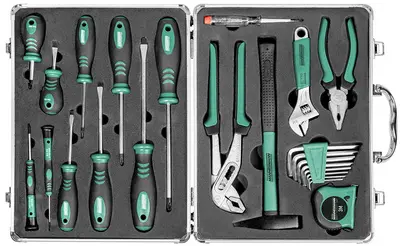 BRÜDER MANNESMANN Kit d'outils, 24 pièces, dans un coffret