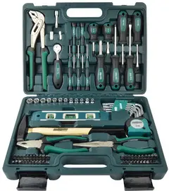 BRÜDER MANNESMANN Boîte à outils, 87 pièces, en coffret