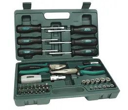 BRÜDER MANNESMANN Kit d'outils universels, 45 pièces