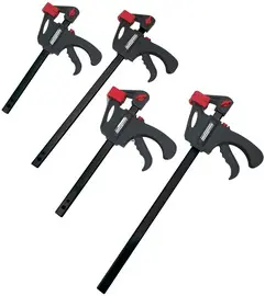 BRÜDER MANNESMANN Serre-joint, 4 pièces