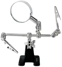 LogiLink Support de montage "troisième main", avec loupe