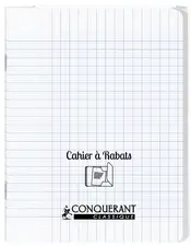 CONQUERANT CLASSIQUE Cahier à rabat 170 x 220 mm, incolore