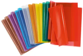 HERMA protège-cahiers, format A5, en PP, rouge transparent