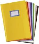 herlitz Protège-cahier format A4, gaufré (raphia), PP, rose