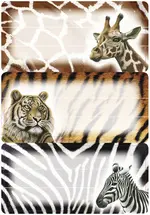 HERMA Étiquettes VARIO "Animaux d'Afrique", 76 x 35 mm