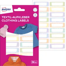 AVERY Étiquette pour textile, 13 x 45 mm, motifs