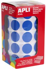 APLI Kids Gommette de couleur en rouleau, bleu