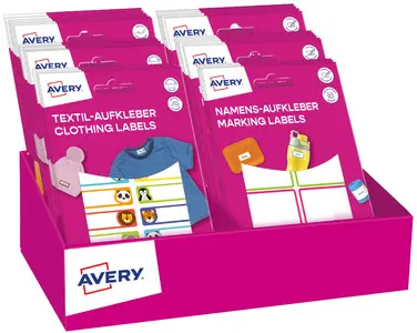 AVERY Assortiment Back-To-School Mix 2025, présentoir carton
