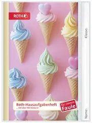ROTH Hausaufgabenheft Teens für clevere Faule Ice Cream
