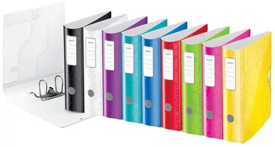 LEITZ Classeur Active WOW, 180 degrés, 80 mm, jaune
