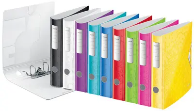 LEITZ Classeur Active WOW, 180 degrés, 60 mm, bleu