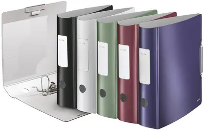 LEITZ Classeur Active Style, 180 degrés, 80 mm, blanc arctic