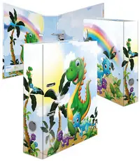 HERMA Classeur à levier à motifs pour maternelle Dinosaures,