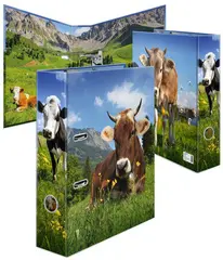 HERMA Classeur à motif "Vache d'alpages", A4