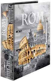 HERMA Classeur à levier à motifs "Rome", A4, dos: 70 mm